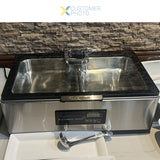 Chafing Dish Electric Heating Glass Lid Stainless Steel 9 Litres |  Acfd9 L02