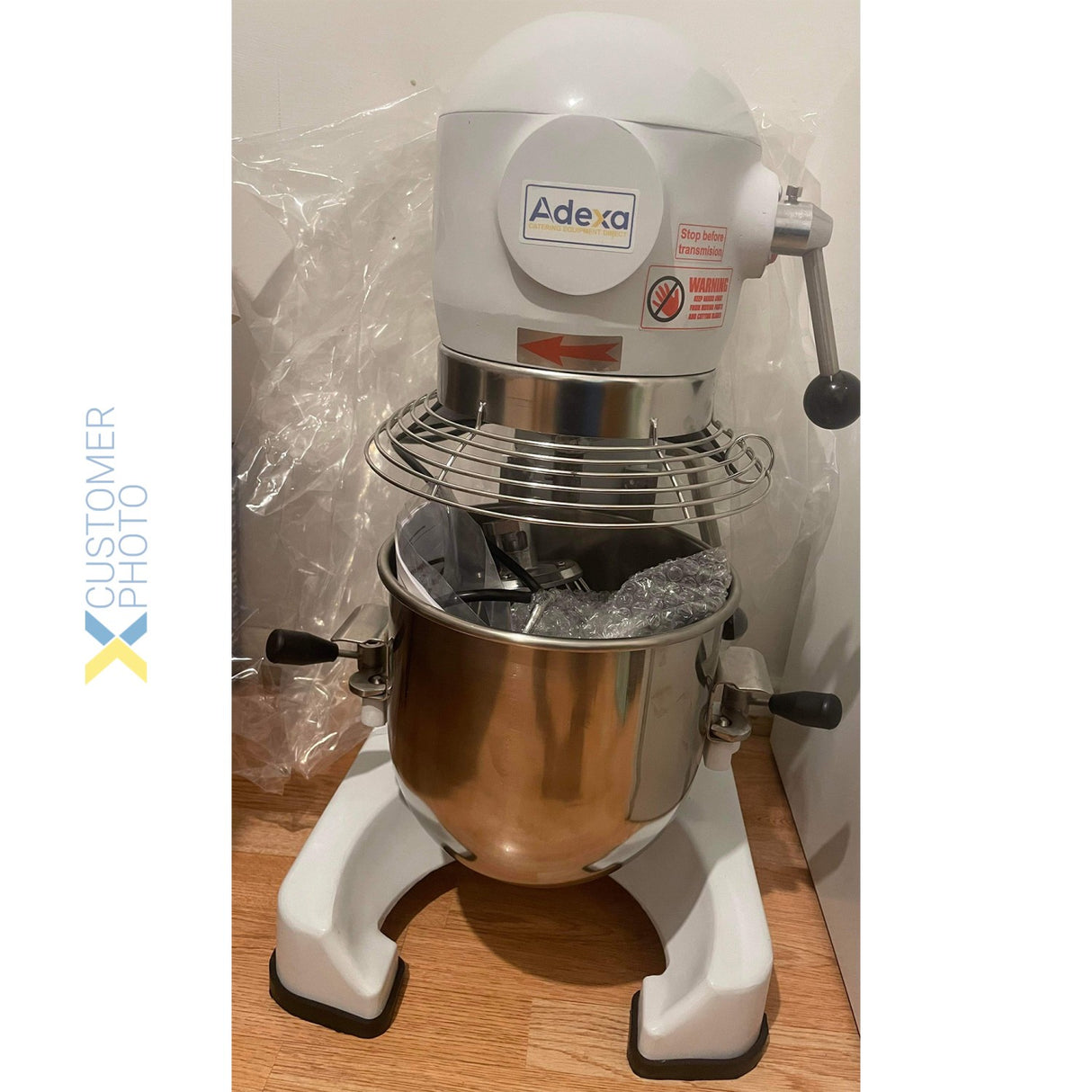Professional Planetary Mixer 10 Litres 2 Speeds White |  Adm10 White
