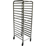 Rack/Tray/Pan Trolley Aluminium For 660x460mm Sheet Pan 15 Tier |  Alrk15