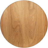 Round Folding Banquet Catering Table 6ft Plywood 1830x760 |  Ax214