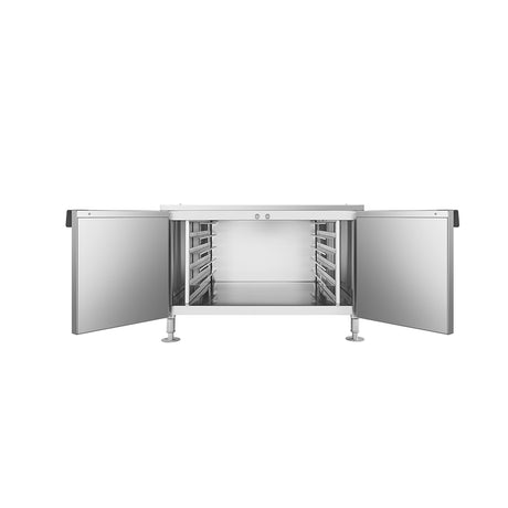 Atosa Stand with Closing Doors for Ovens with for GN 2/1 Tray Dimensions