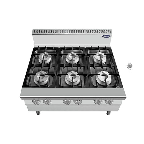 CookRite Four Burner Gas Boiling Top  AT7G6B-C-1