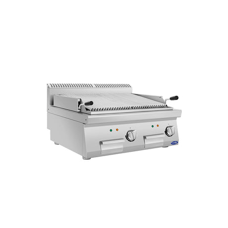 CookRite AT7E8CM-C Double Width (800mm) Electric Lava Stone Grill with Handles