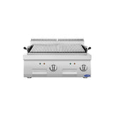 CookRite AT7E8CM-C Double Width (800mm) Electric Lava Stone Grill with Handles