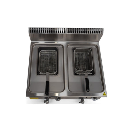 CookRite AT7E8F-C Double Tank Countertop Electric Fryer