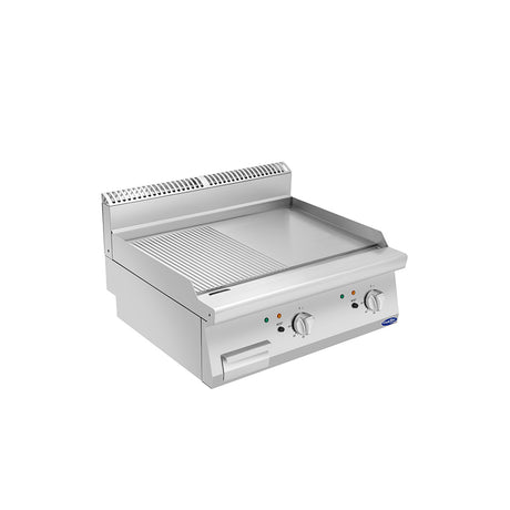 CookRite AT7E8G-C-C Half Smooth / Half Ribbed Countertop Griddle