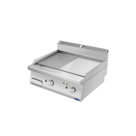 CookRite AT7E8G-C-C Half Smooth / Half Ribbed Countertop Griddle