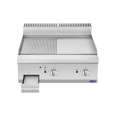 CookRite AT7E8G-C-C Half Smooth / Half Ribbed Countertop Griddle