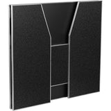 Portable Foldable Bar Black Marble Laminate |  Ax206