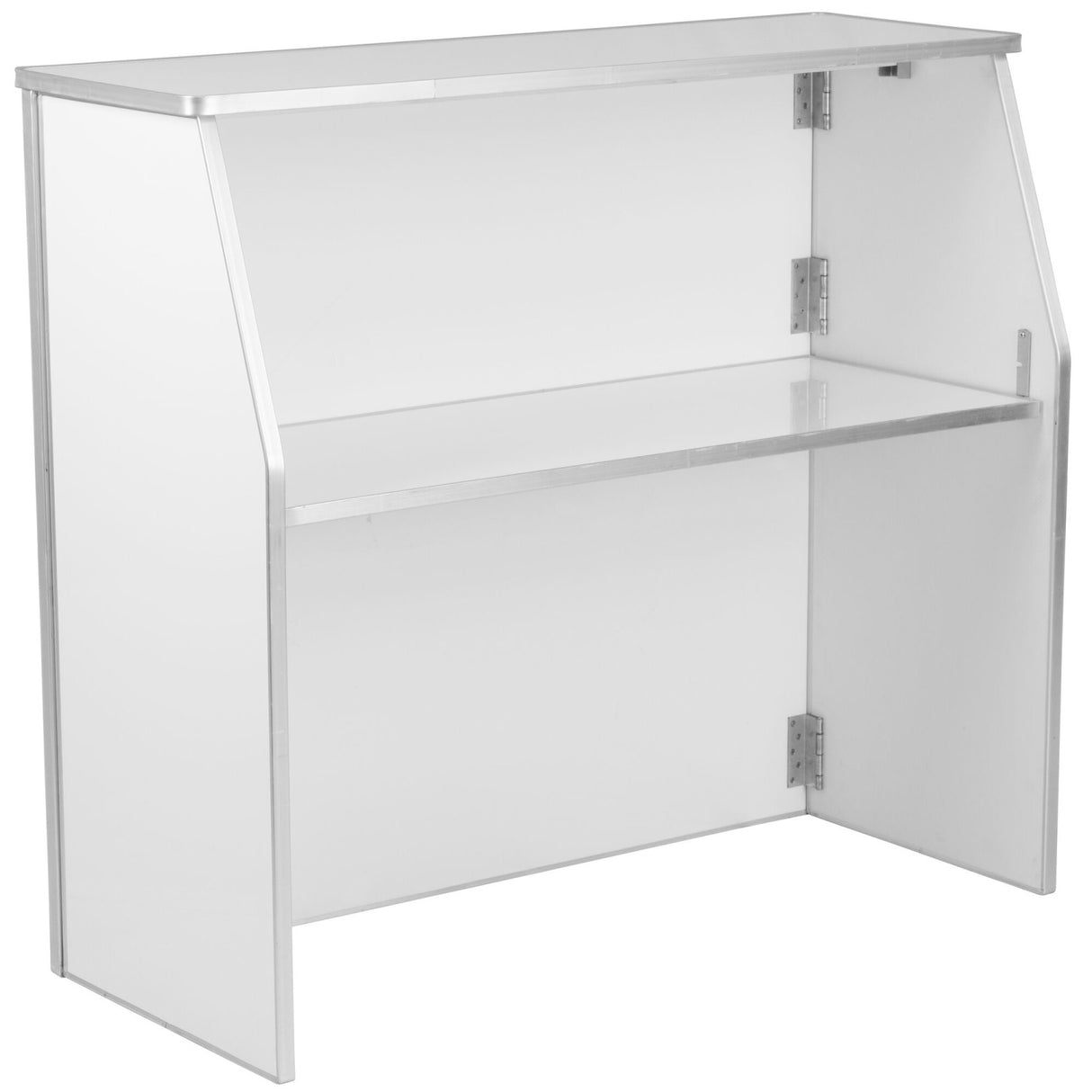 Portable Foldable Bar White Laminate |  Ax232