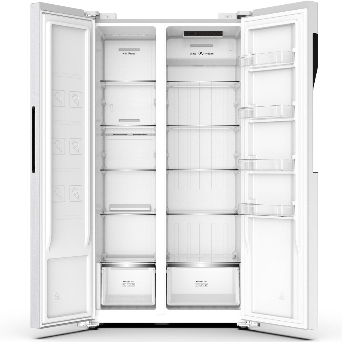 Commercial Double Fridge & Freezer combination Upright cabinet 410 litres Stainless steel |  AX438SBS