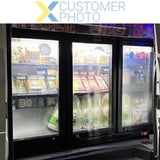 Back Bar Cooler 3 Hinged Doors 312 Litres Black |  Bc03 Pp