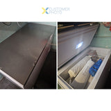 Chest Freezer Solid Stainless Steel Lid 345 Litres | Bd355 Ja
