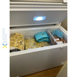 Chest Freezer Solid Stainless Steel Lid 345 Litres | Bd355 Ja