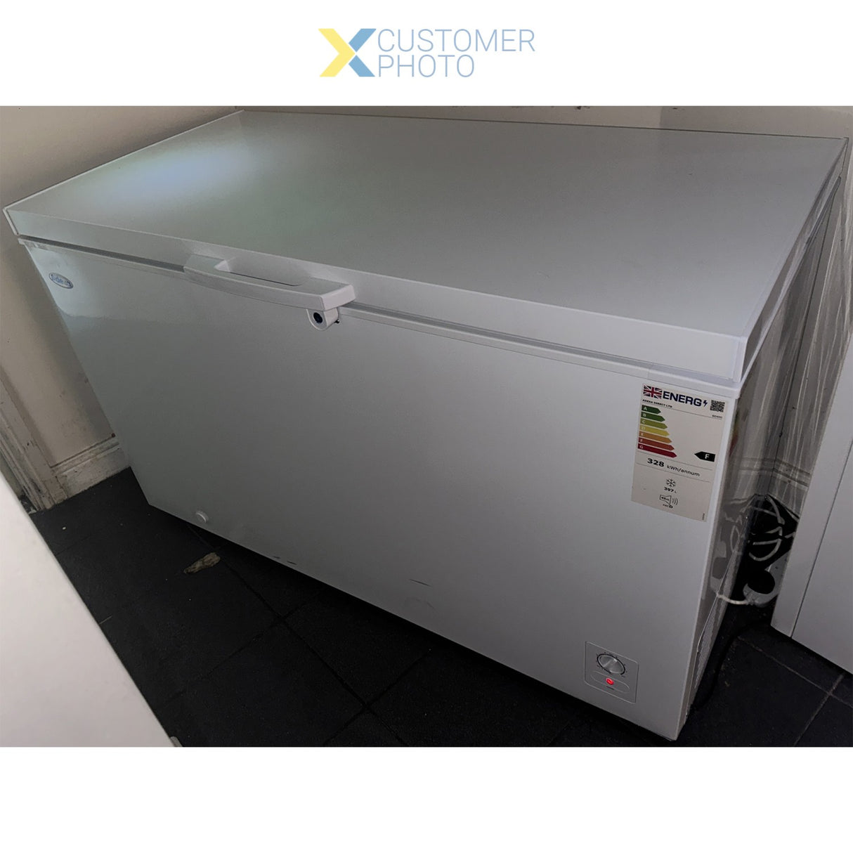 Commercial Chest Freezer Solid White Lid 397 Litres |  Bd400