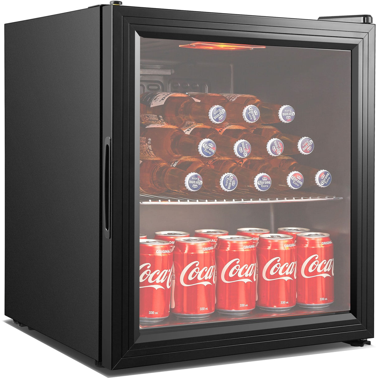 Bottle Cooler Glass Door 50 Litres Black |  Bc50