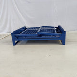 Commercial Heavy Duty Folding Pallet Cage Stillage Collapsible &Amp; Stackable Powsered Coated Steel 1200x1000x750mm | Bhk75