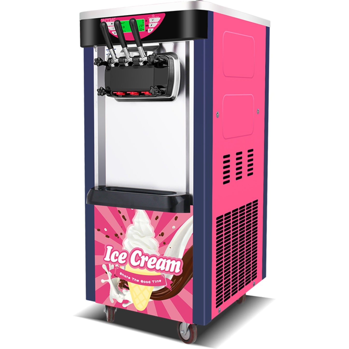 Three Flavour Soft Serve Ice Cream & Frozen Yoghurt Machine 18-20L/H |  BJ188C