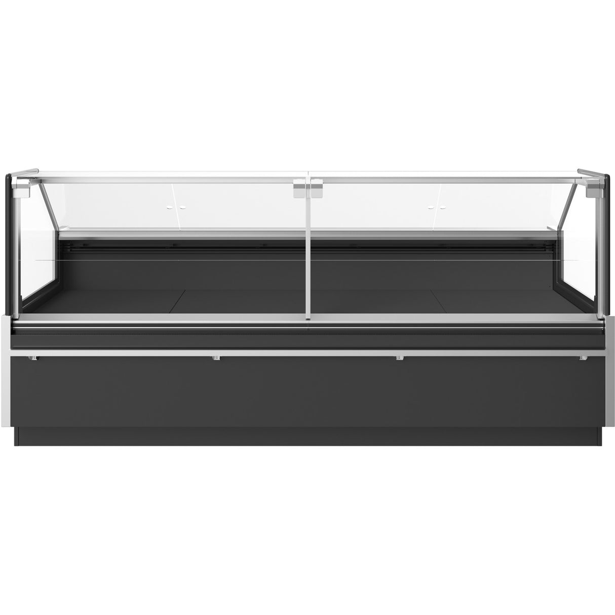 Commercial Open Deli Serve Over Counter Straight Glass Front Height Adjustable Feet 1250x960x1190mm | Bluel224