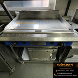 Blue Seal Griddle Half Ribbed,Smooth GAS Flat Griddle 90 cm-Refurbished