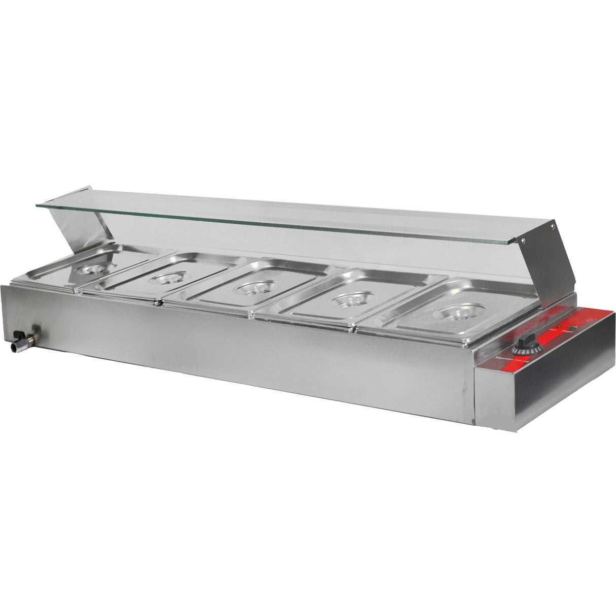 Display Bain Marie Countertop 5x Gn1/2 |  Bt05