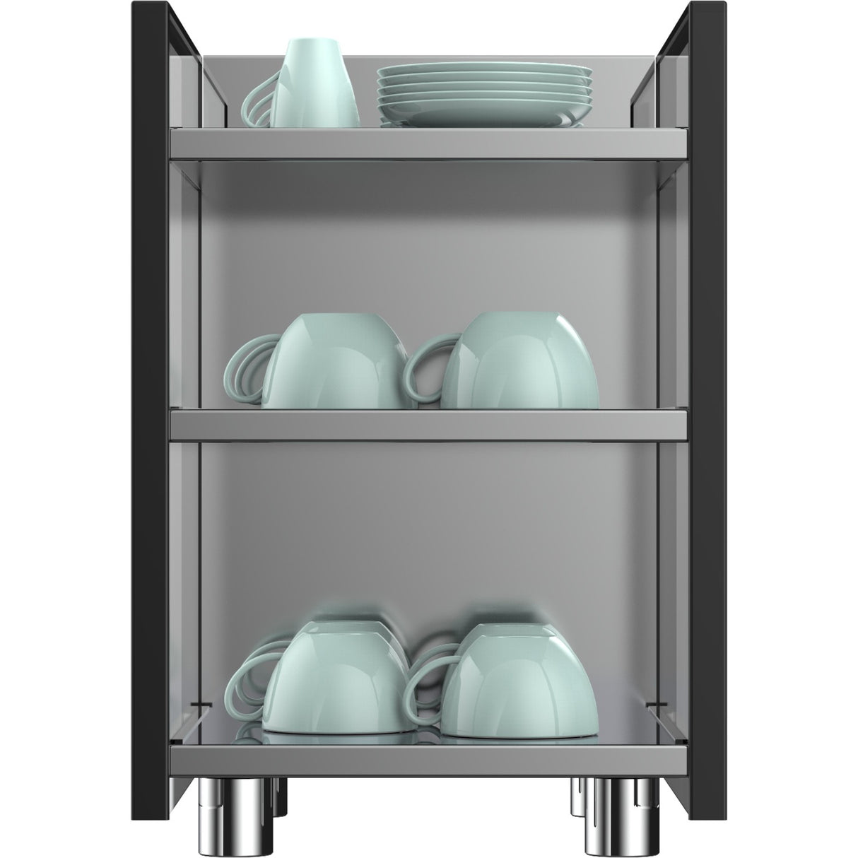 Commercial 3 Shelf Cup Warmer |  Btbw01