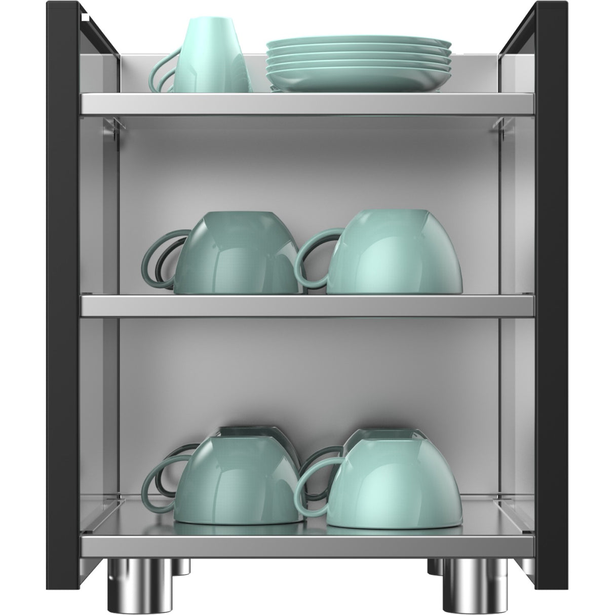 Commercial 3 Shelf Cup Warmer |  Btbw02