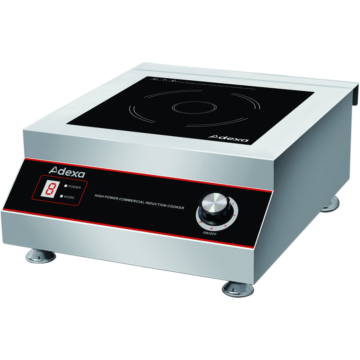 Commercial Induction Cooker 5000 W Knob Control |  C08 D