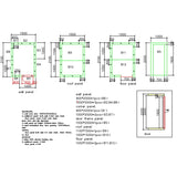 Cold Room 1500×2100×2200mm With 1hp Wall Mounted Monoblock Refrigeration Unit (Chiller, +2°C To +12°C) | Coldroom152122
