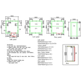 Freezer Room 1800×1800×2200mm With 1hp Wall Mounted Monoblock Refrigeration Unit (Freezer, 25°C To +2°C) | Freezerroom181822