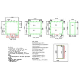 Cold Room 2100×2100×2200mm With 1hp Wall Mounted Monoblock Refrigeration Unit (Chiller, +2°C To +12°C) | Coldroom212122