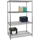 Commercial Stainless Steel Wire Shelving Unit 4 Tier 1200kg Width 1200mm Depth 600mm | Ss12060180 A4