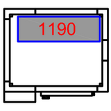 Cold Room With Cooling Unit 1200x1500x2010mm Volume 2.6m3 |  Cr1215201