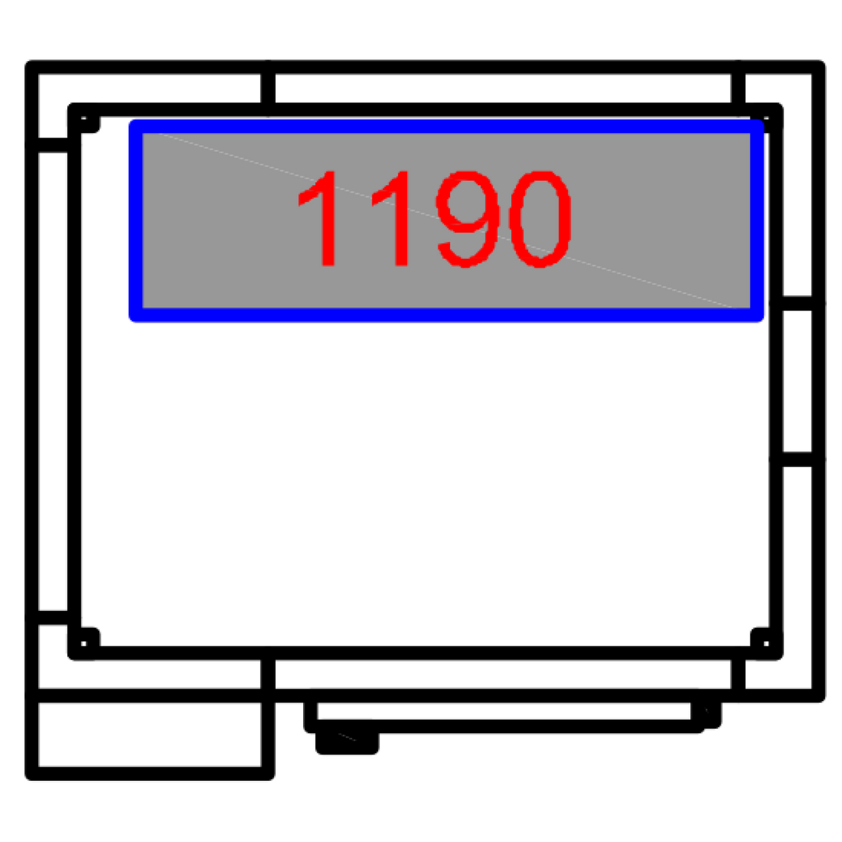 Freezer Room With Freezing Unit 1200x1500x2010mm Volume 2.6m3 |  Fr1215201