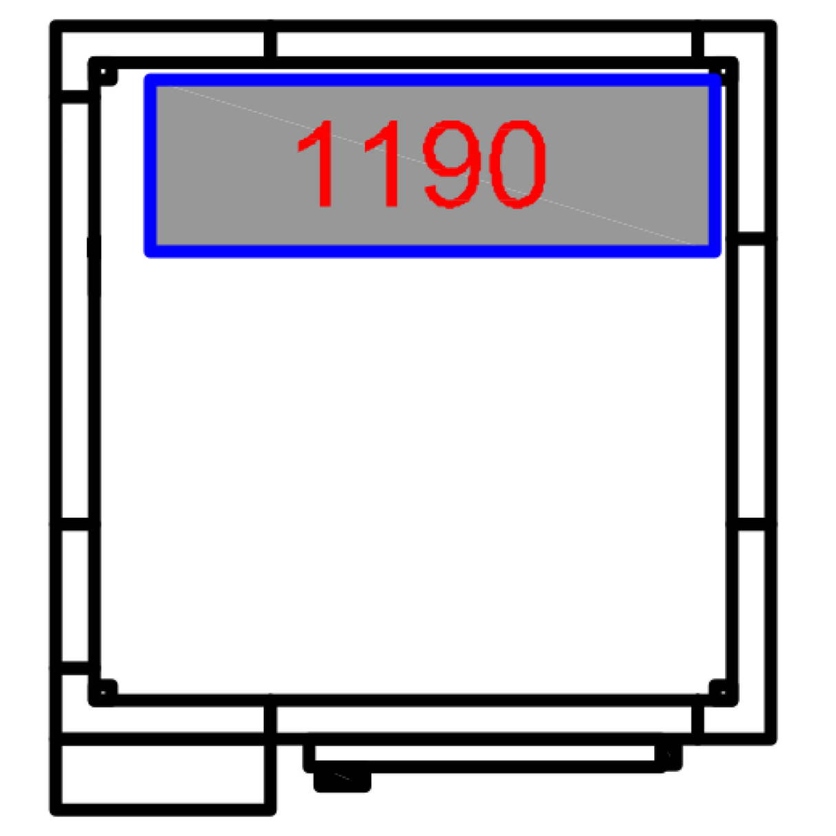 Freezer Room With Freezing Unit 1500x1200x2010mm Volume 2.6m3 |  Fr1512201