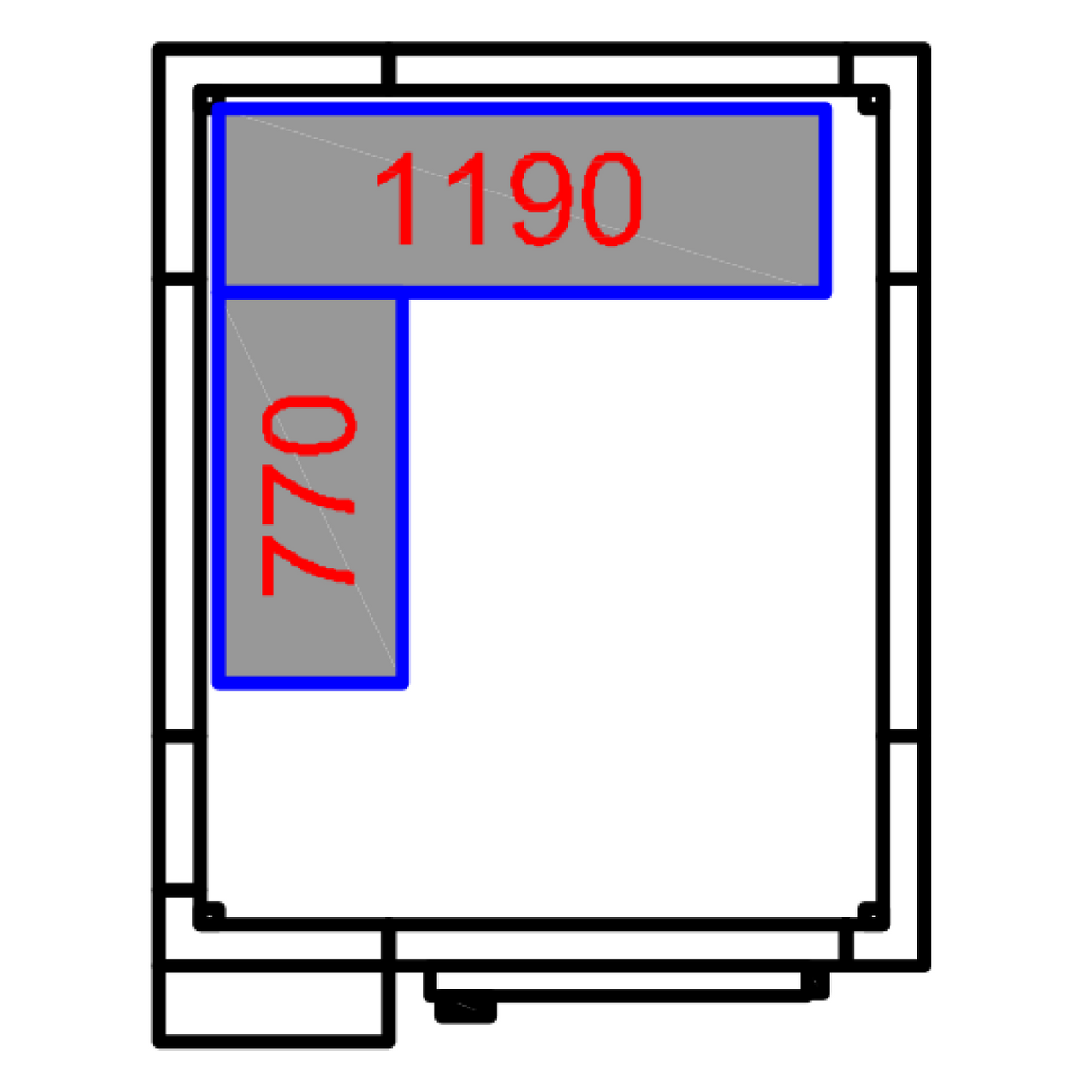 Freezer Room With Freezing Unit 1800x1500x2010mm Volume 4.1m3 |  Fr1815201