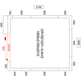 Cold Room With Cooling Unit 1800x2100x2010mm Volume 5.9m3 | Cr1821201
