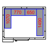 Freezer Room With Freezing Unit 1800x2400x2010mm Volume 6.8m3 |  Fr1824201