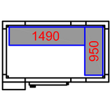 Freezer Room With Freezing Unit 2100x1200x2010mm Volume 3.7m3 |  Fr2112201