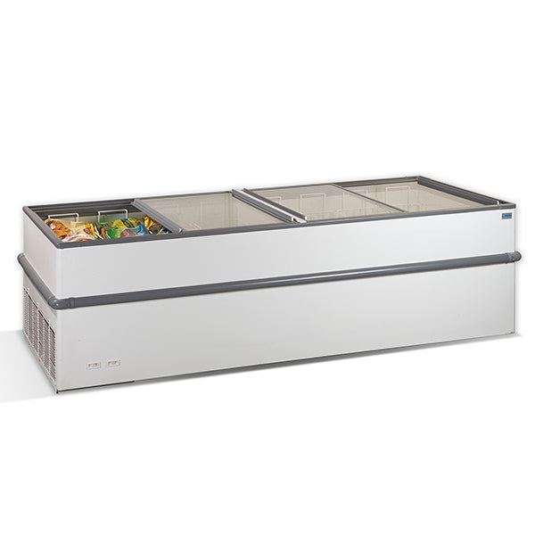 Graded 02113 Crystallite Island Display Freezer 1038 L