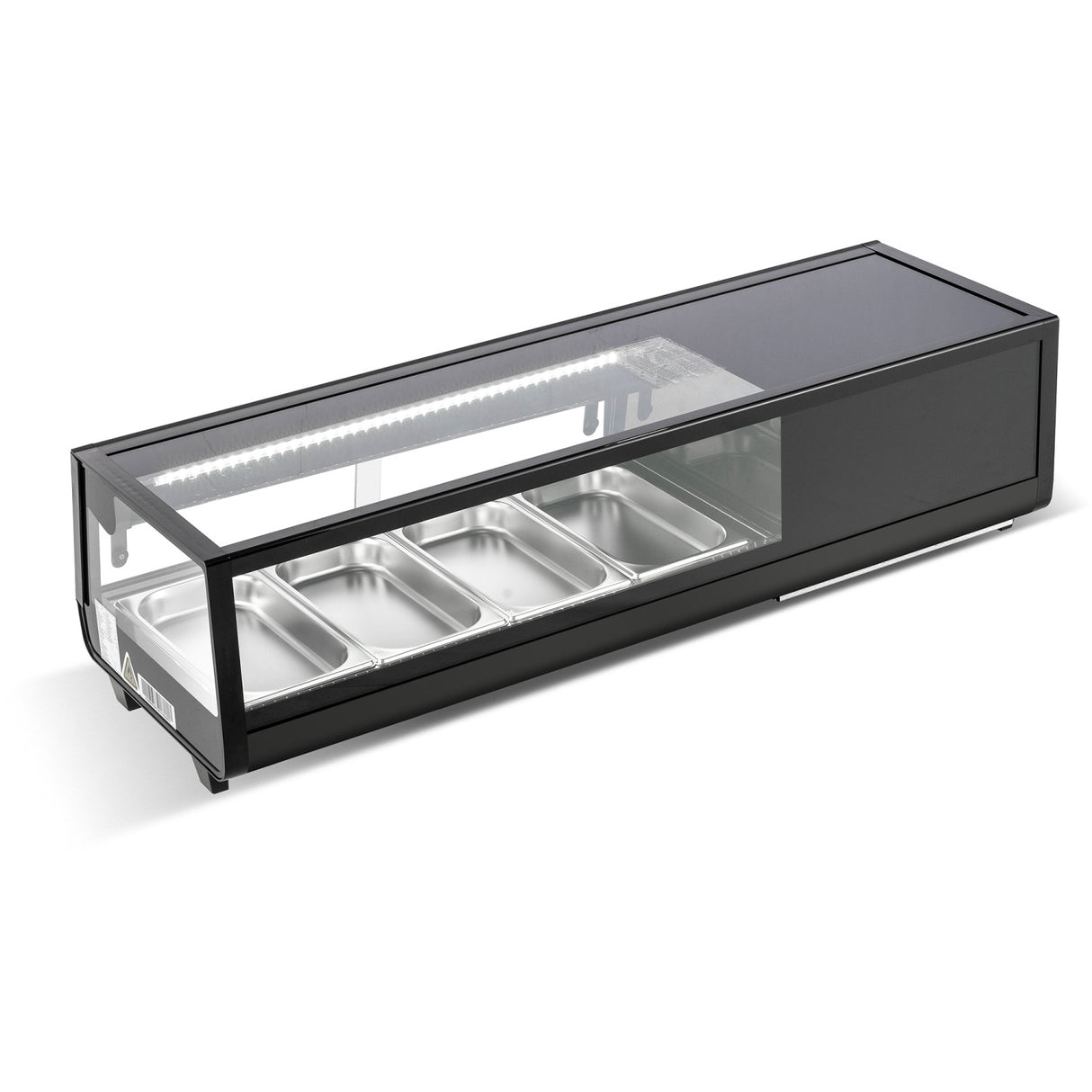 Commercial Refrigerator Sushi &Amp; Tapas Showcase 4x Gn1/3 Black |  Cs42 A