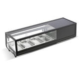 Commercial Refrigerator Sushi &Amp; Tapas Showcase 4x Gn1/3 Black |  Cs42 A