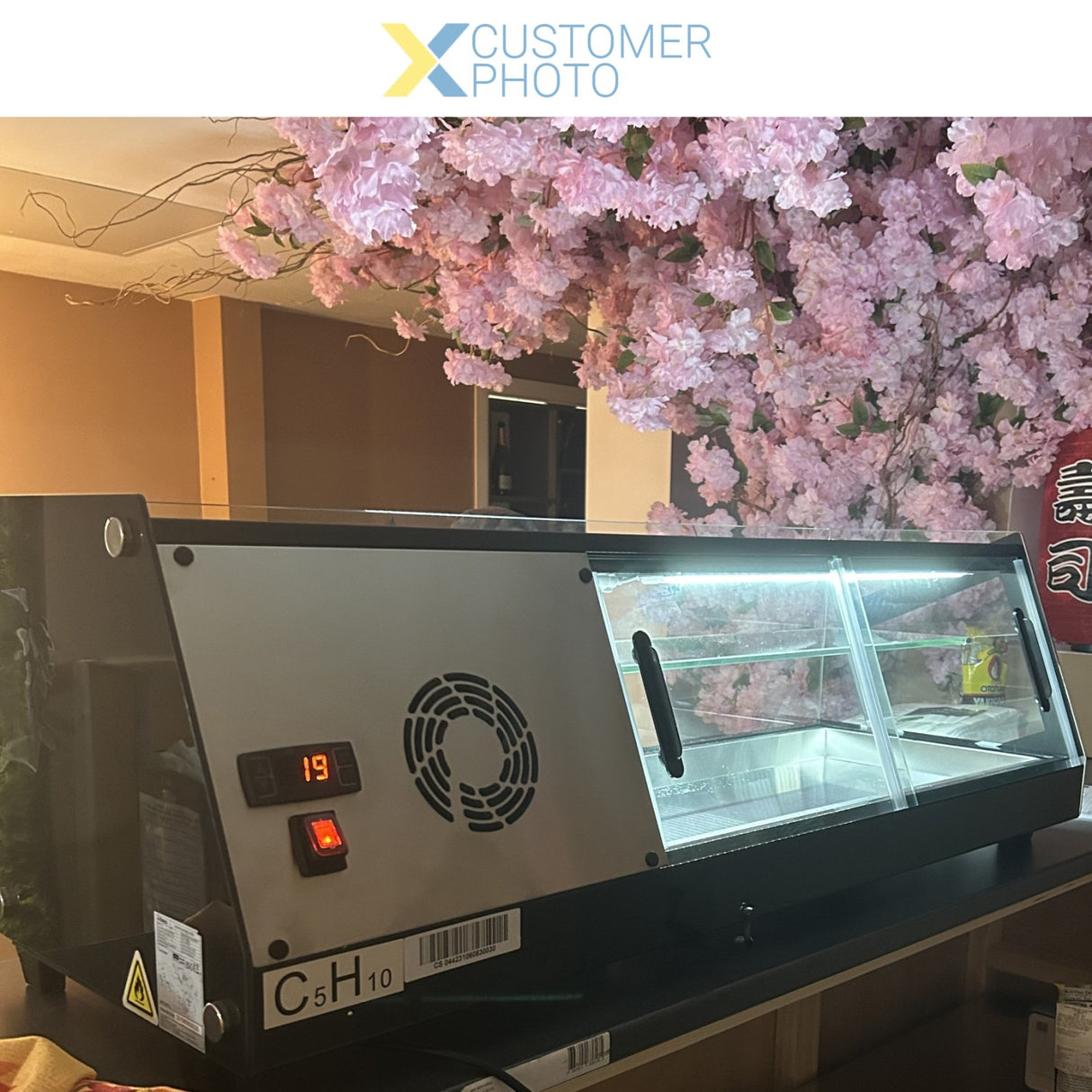 Commercial Refrigerator Sushi &Amp; Tapas Showcase 4x Gn1/3 |  Cs44