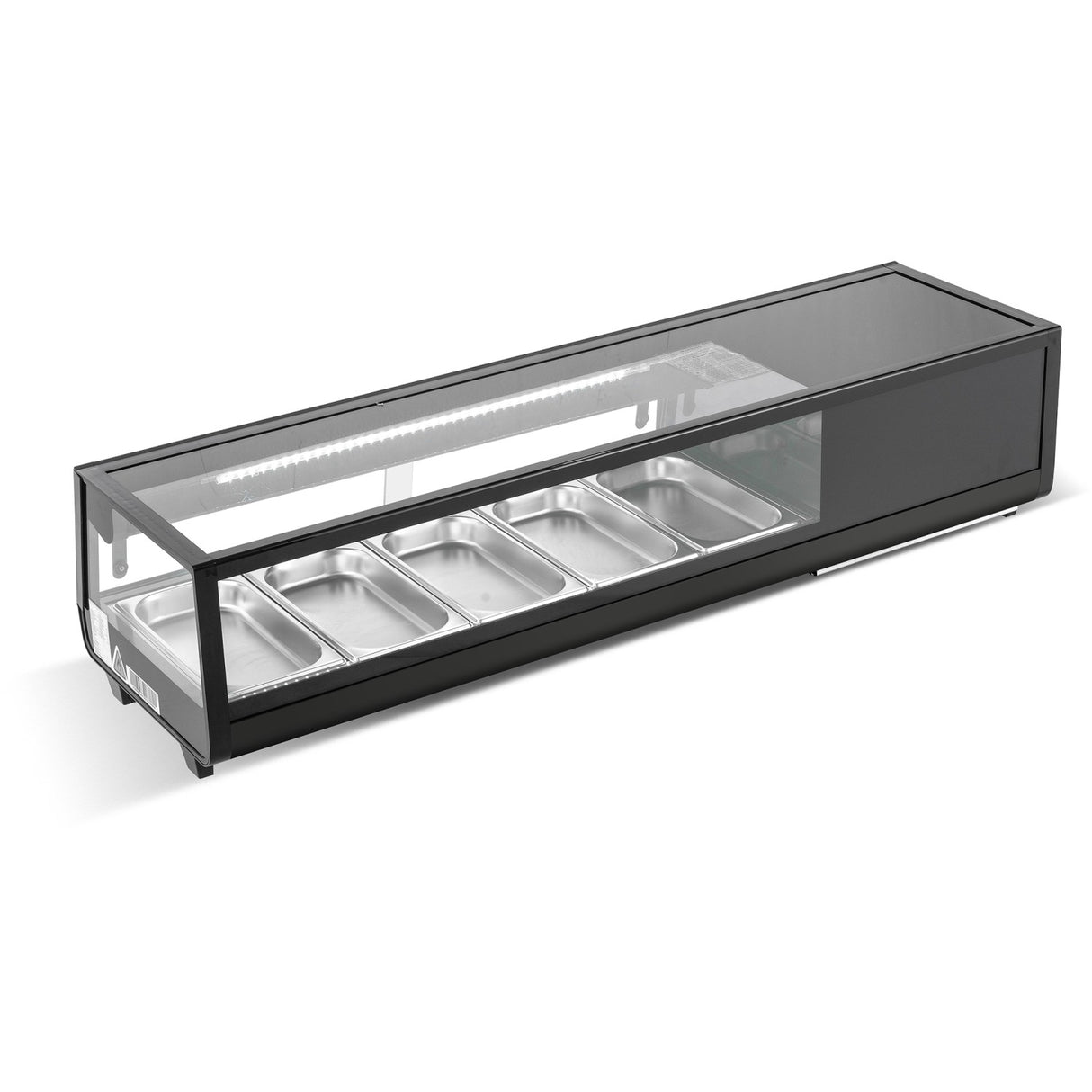 Commercial Refrigerator Sushi &Amp; Tapas Showcase 5x Gn1/3 Black |  Cs52 A