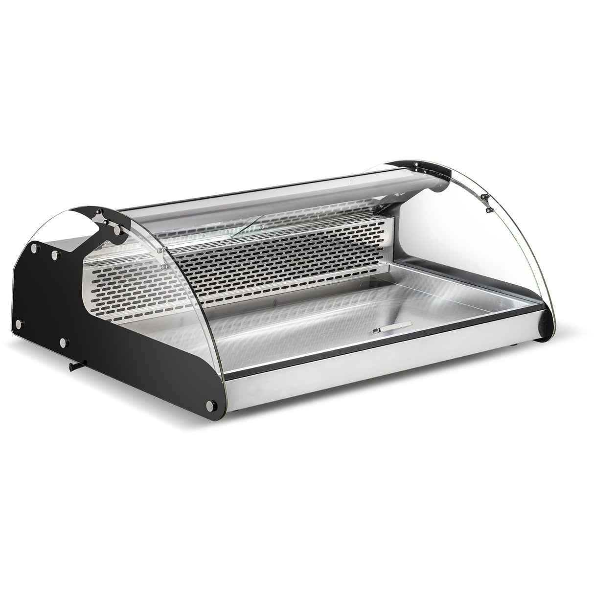 Display Merchandiser Fridge 120 Litres 3x Gn1/1 Stainless Steel &Amp; Black | Cw140