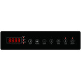 Commercial Countertop Double Front To Back Induction Cooker With Legs 7000 W (3500 W+3500 W) Touch Control Hardwired | Cx006