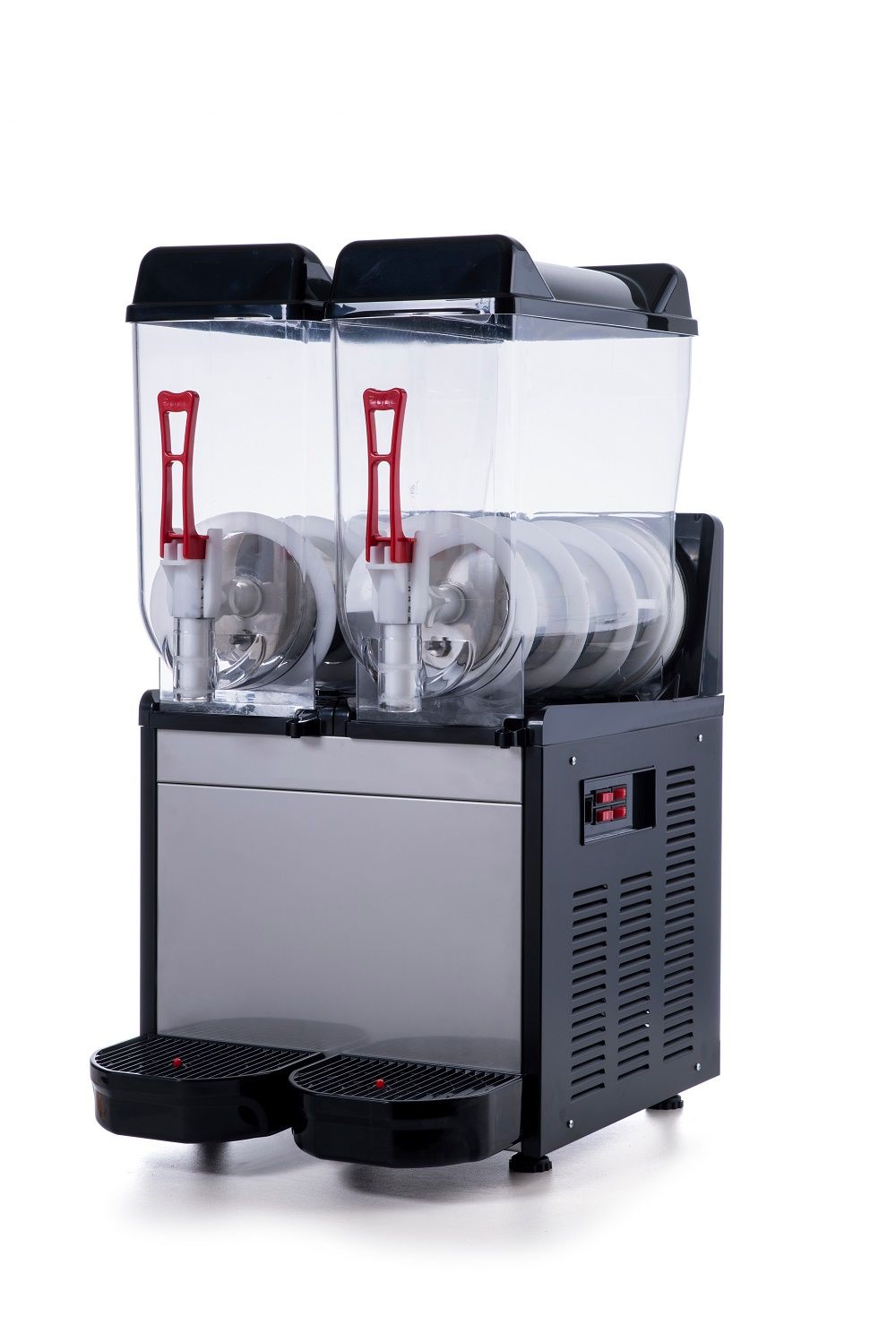 Revamp Your Refreshments with the Combisteel Dual 12L Countertop Slush Machine - Model 7065.0005