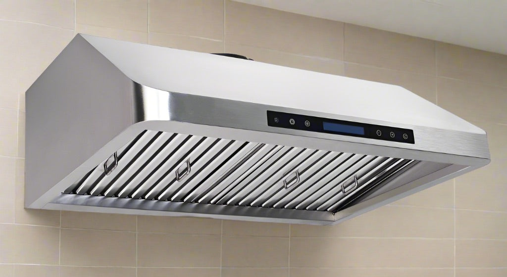 Premium Combisteel 1200mm Deep Extraction Hood with Motor, Filters, and LED Lighting - Model 7227.0010