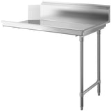 Commercial Stainless Steel Pass Through Dishwasher Table Right 1219mm Width |  Dcot3048 Right