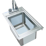 Drop In Bar Sink 1 Bowl Stainless Steel |  Dibs1 Fb101410